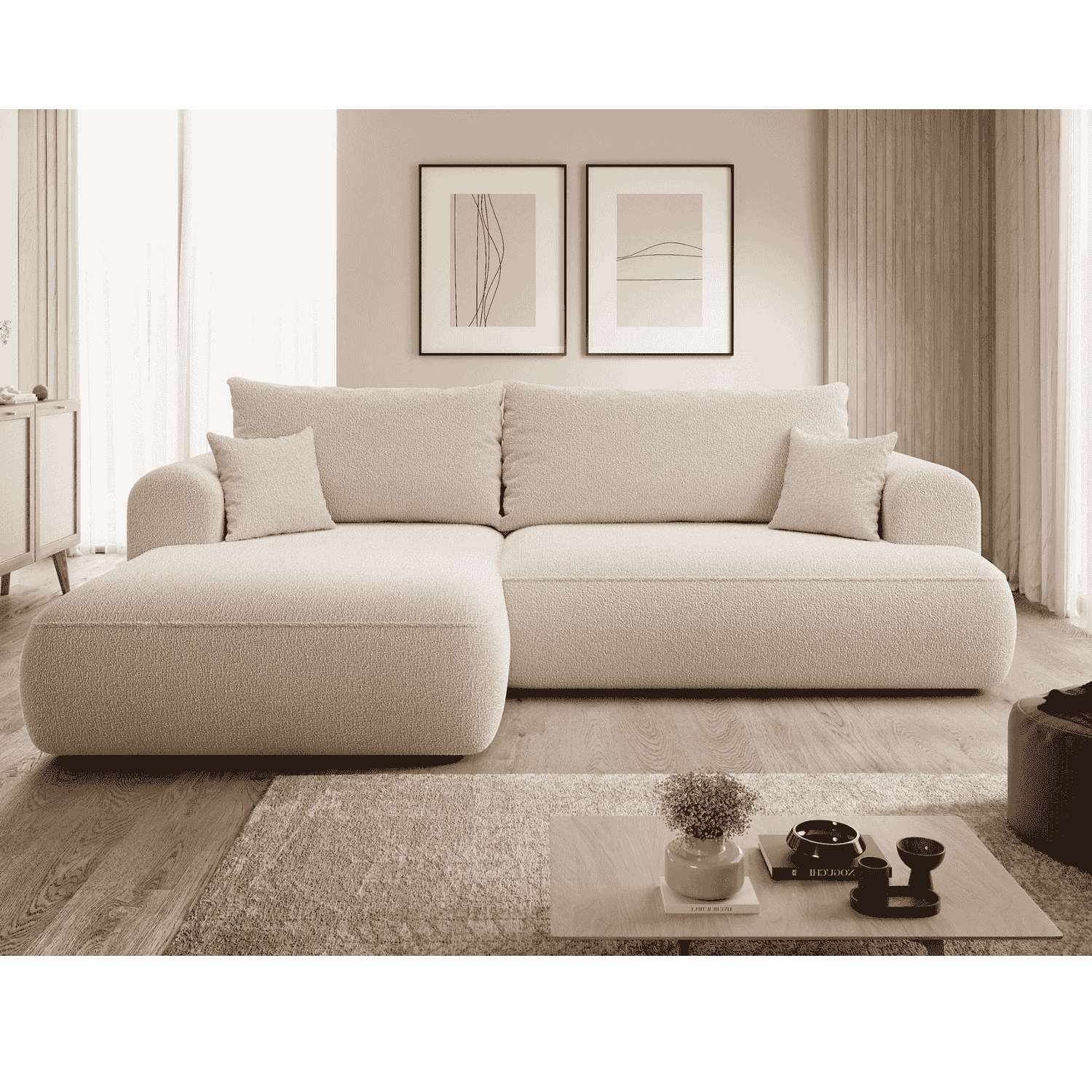 Kampas "Bubble" Smėlinis