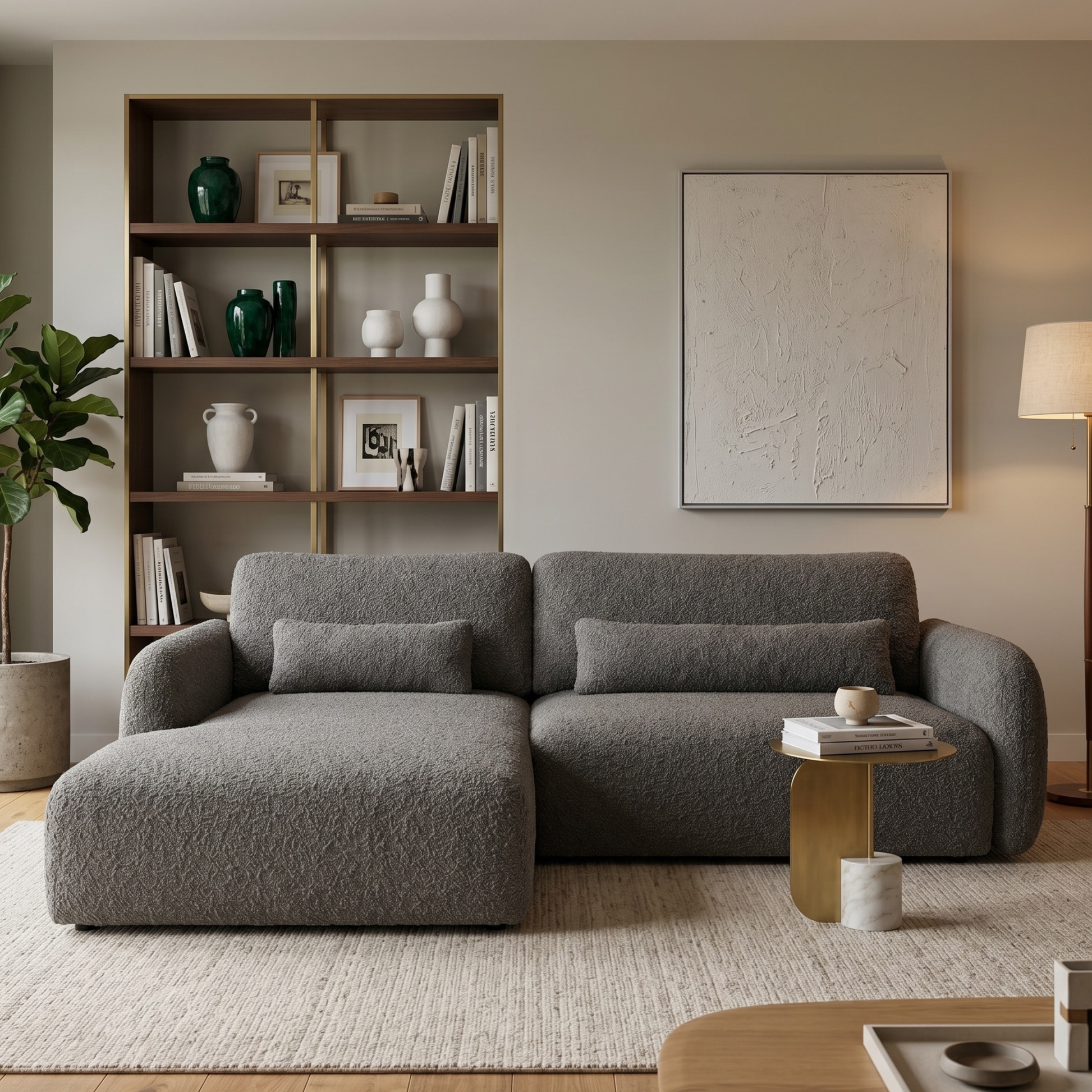 Kampas "Luna" Smėlinis