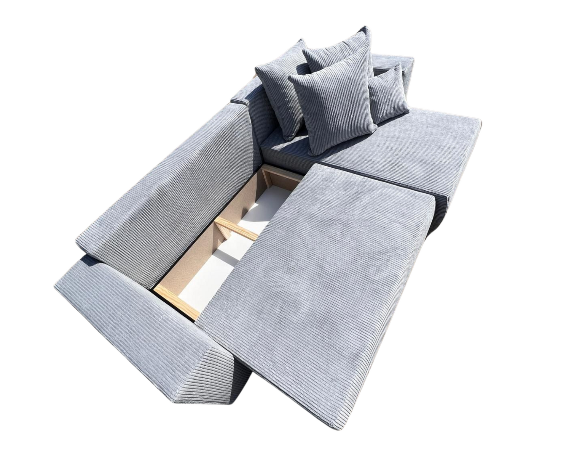 Kampas “Plush” Šviesiai pilkas