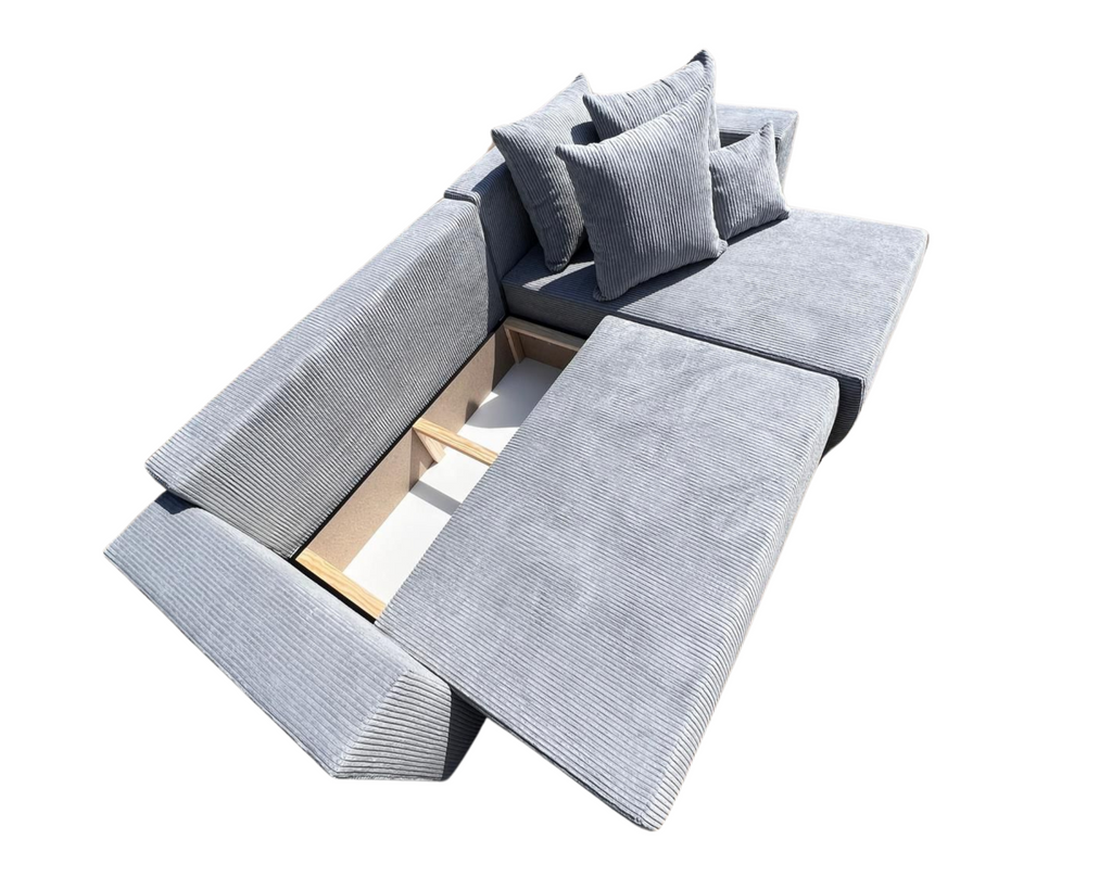 Kampas “Plush” Šviesiai pilkas