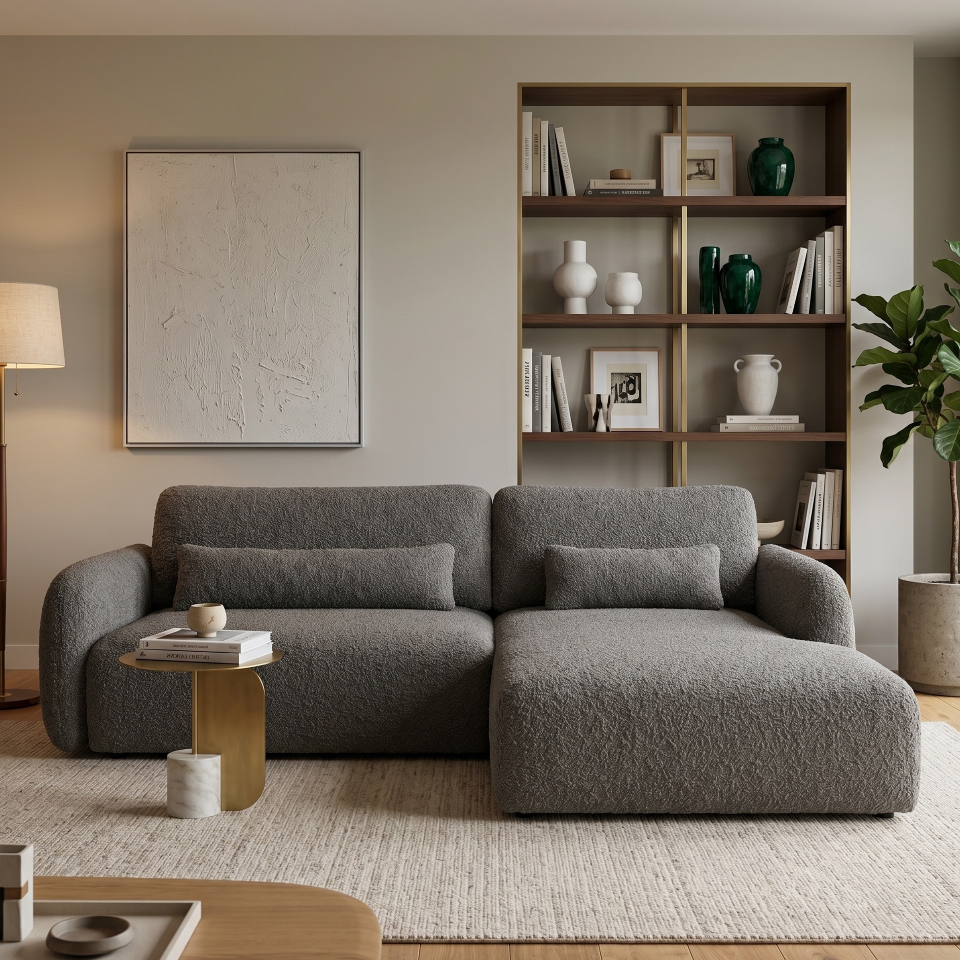 Kampas "Luna" Smėlinis