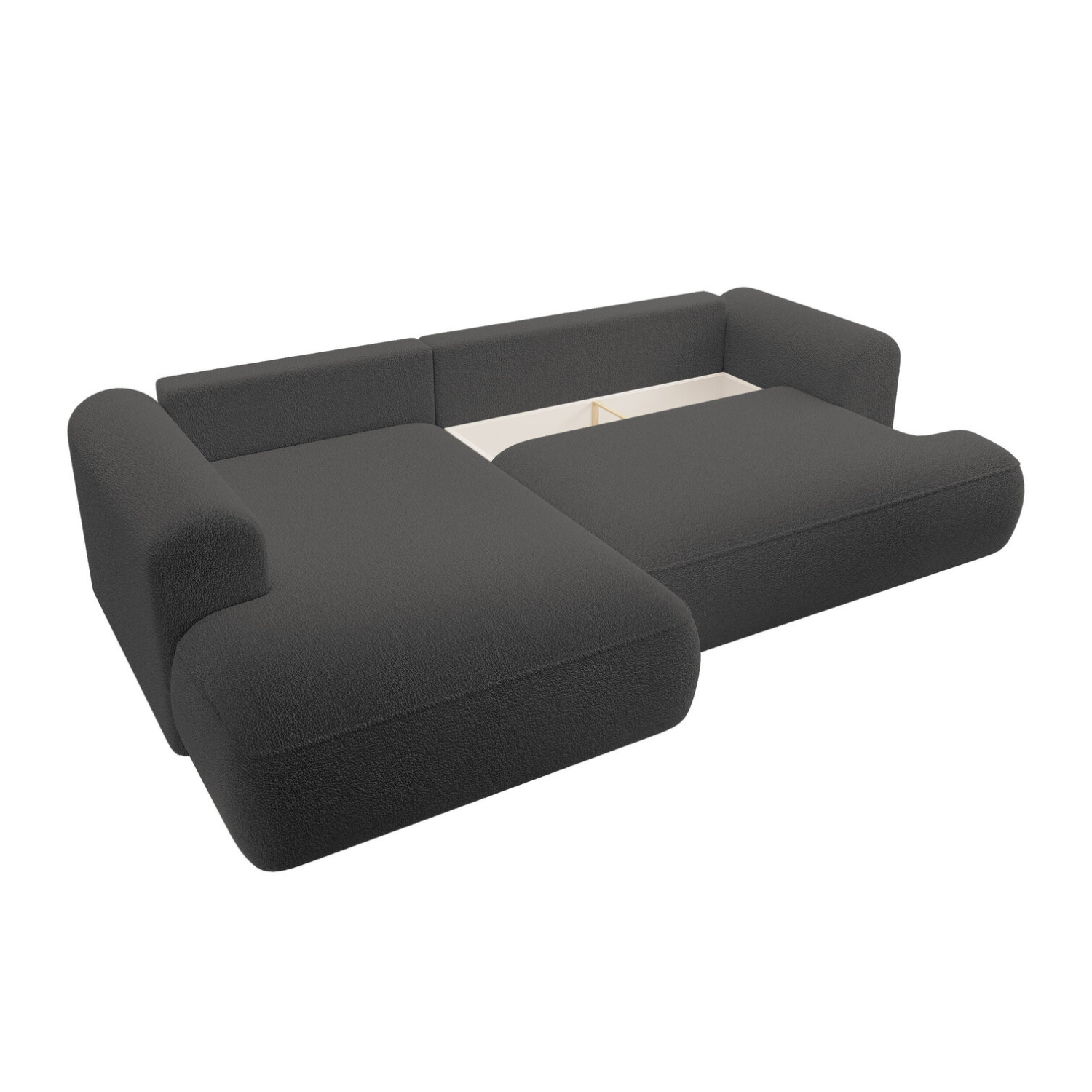 Kampas "Bubble" Tamsiai Pilkas