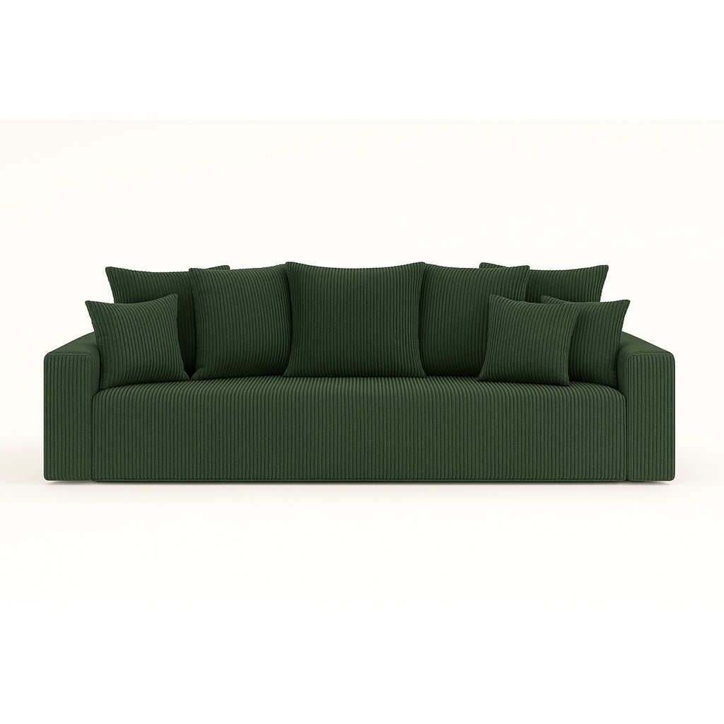 Sofa "Plush" Tamsiai Žalias