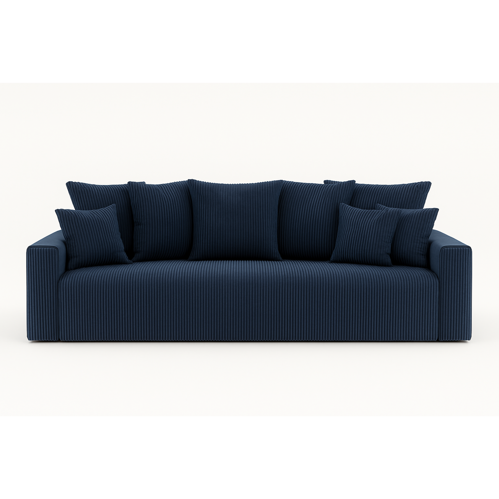 Sofa "Plush" Tamsiai Mėlynas