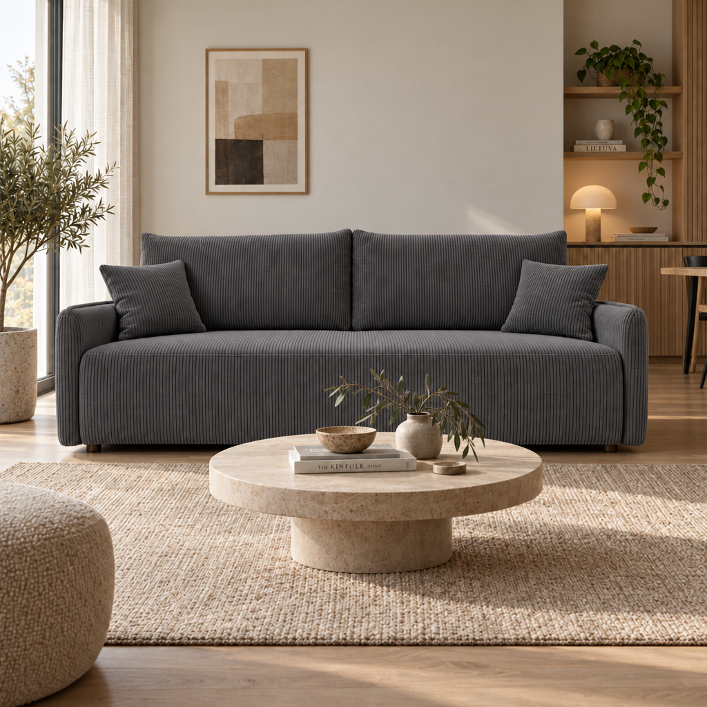 Sofa "Fluffy" Pilka
