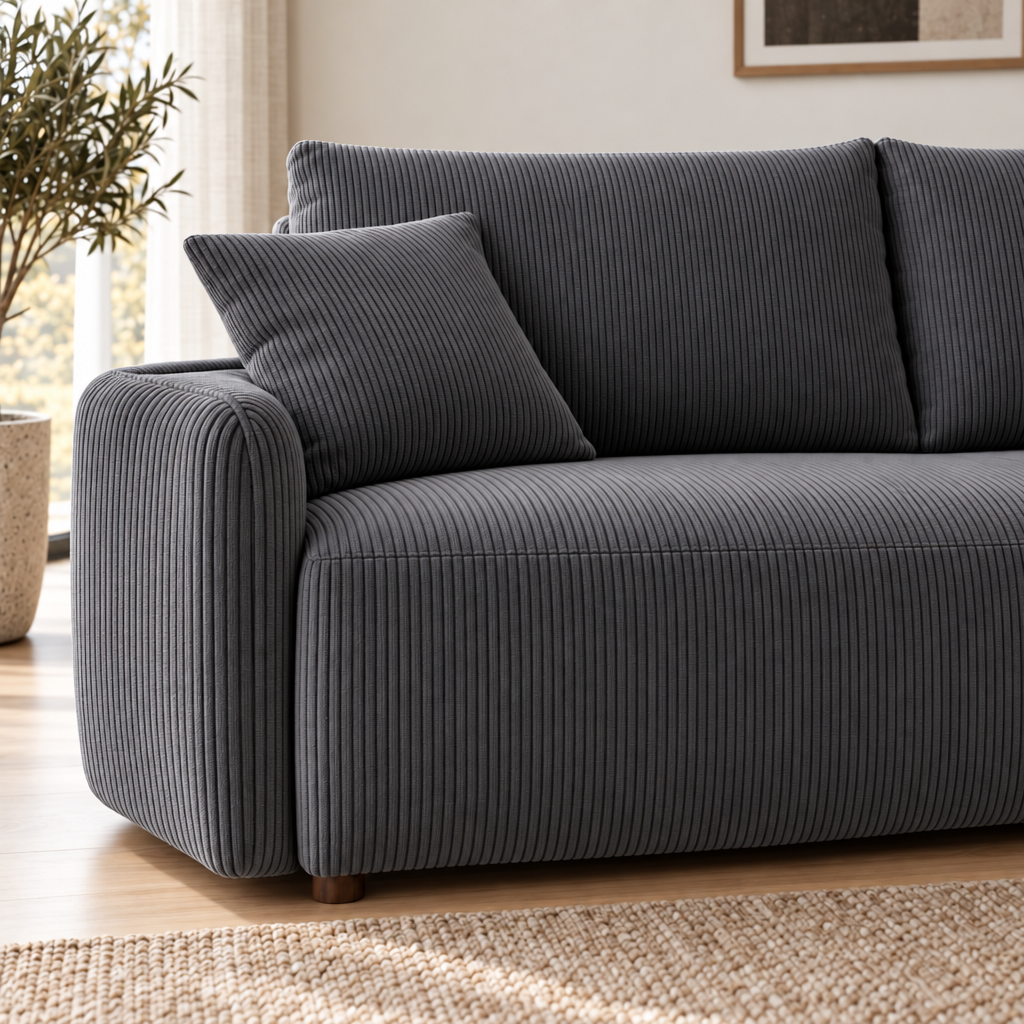 Sofa "Fluffy" Pilka