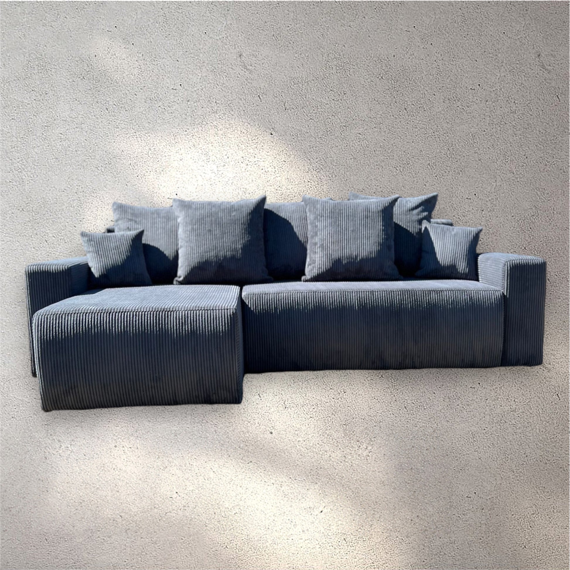 Kampas “Plush” Tamsiai pilkas