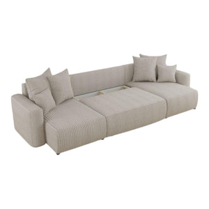 Plush "U"-Formos Beige