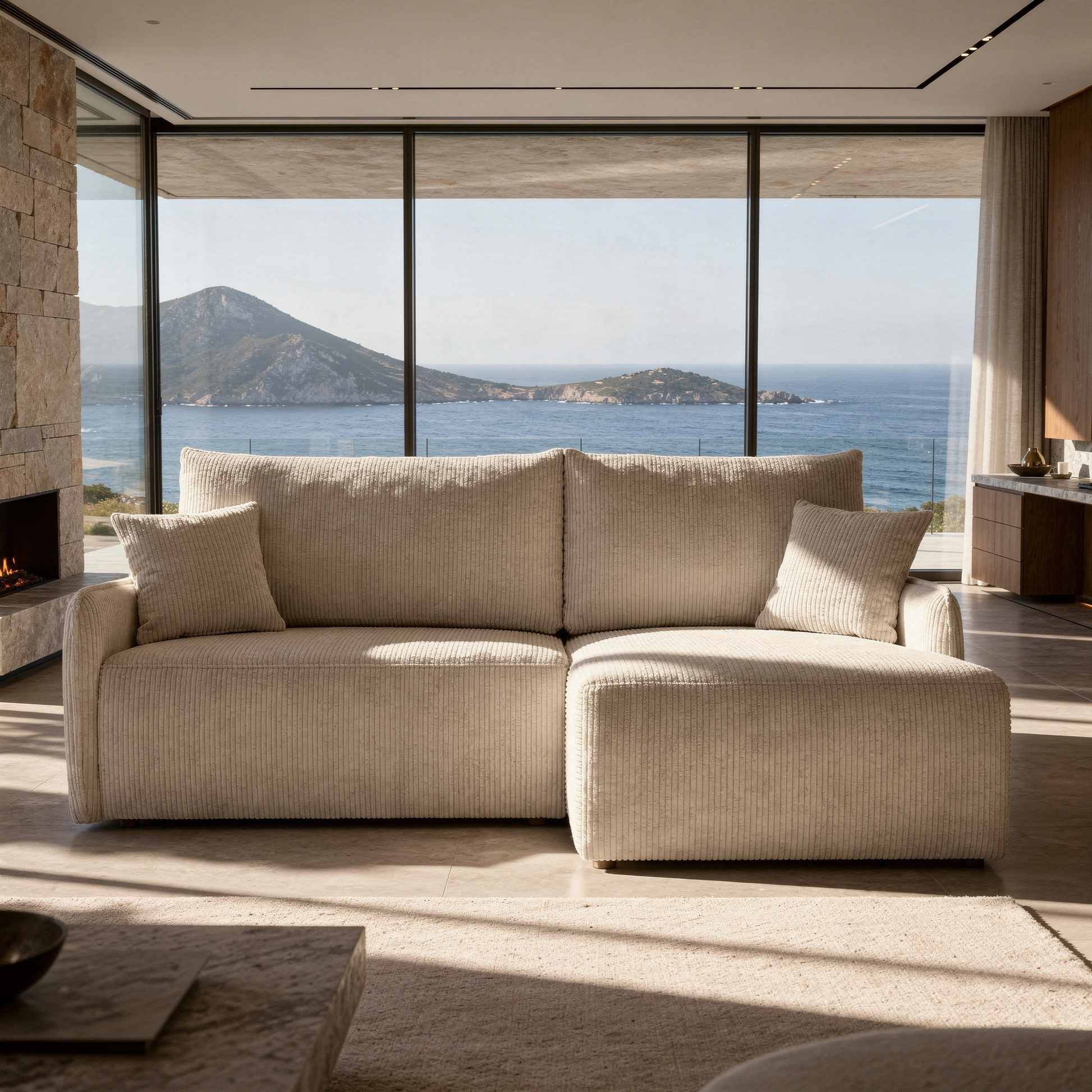 Kampas "Fluffy" Taupe