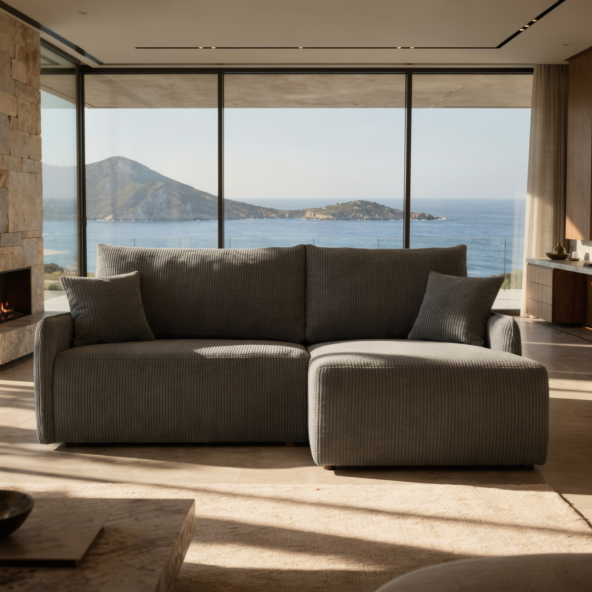 Kampas "Fluffy" Taupe