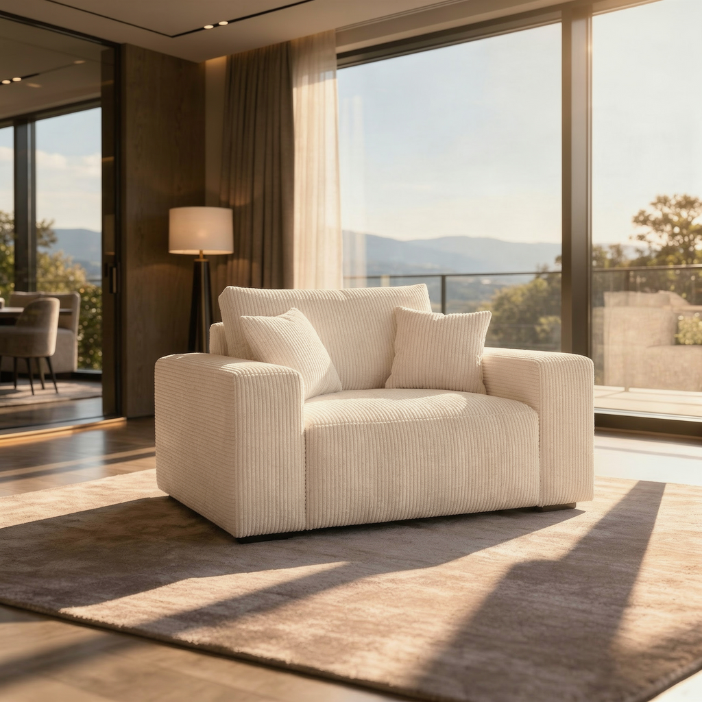 Fotelis "Plush" Beige