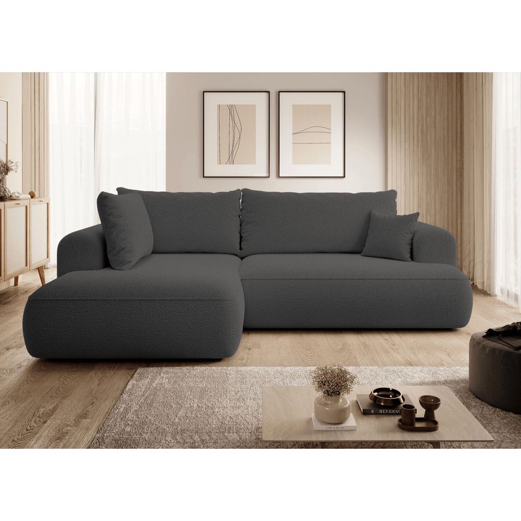 Kampas "Bubble" Tamsiai Pilkas - Plush