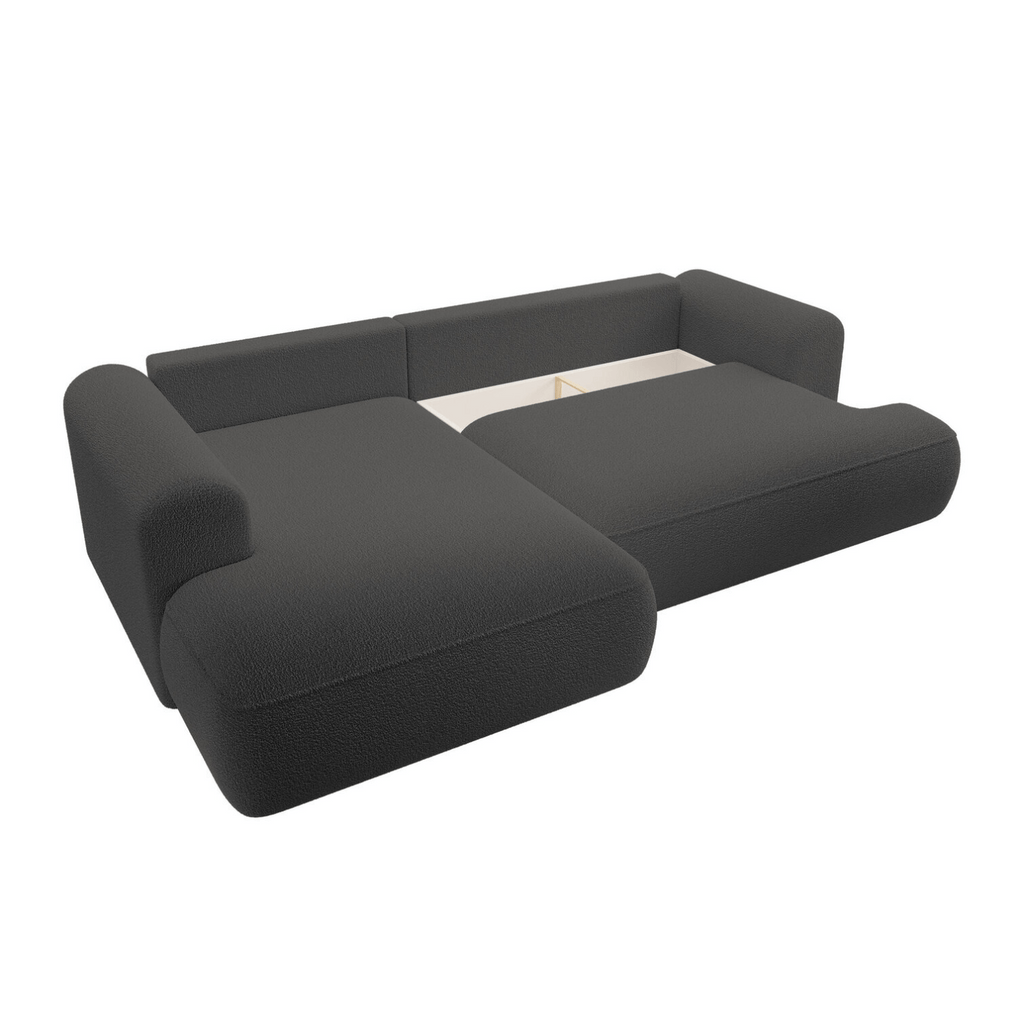 Kampas "Bubble" Tamsiai Pilkas - Plush