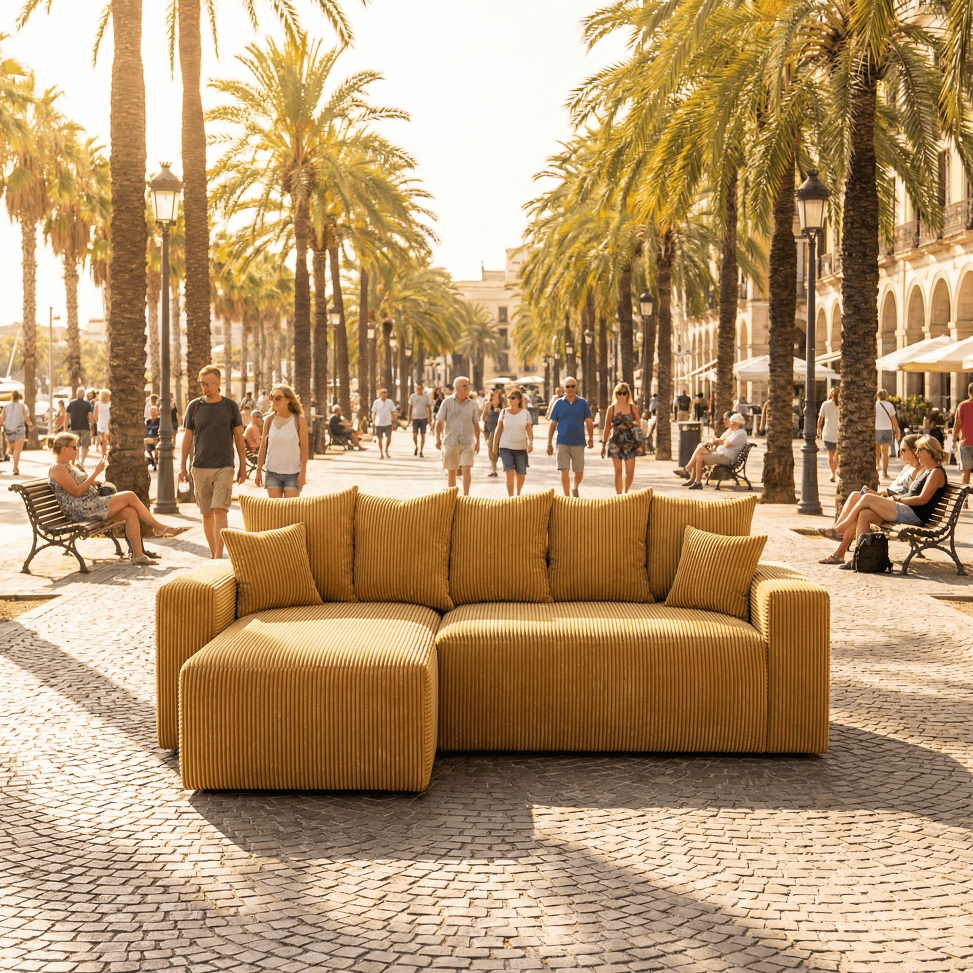 Kampas “Plush” Auksinis - Plush