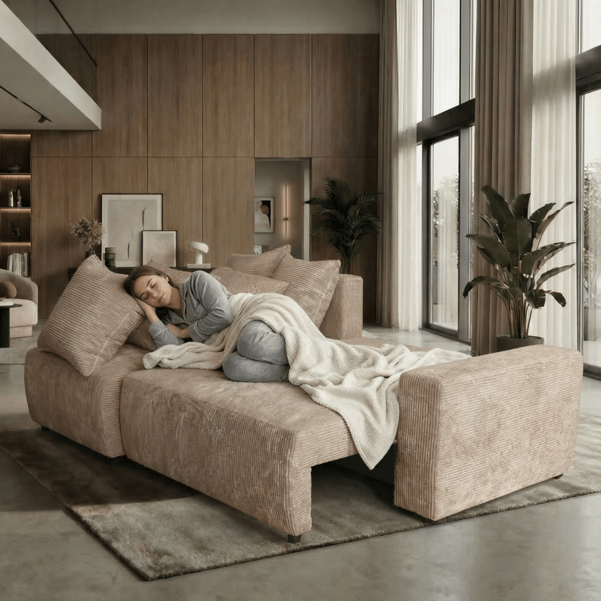 Kampas “Plush” Šviesiai Pilka - Plush