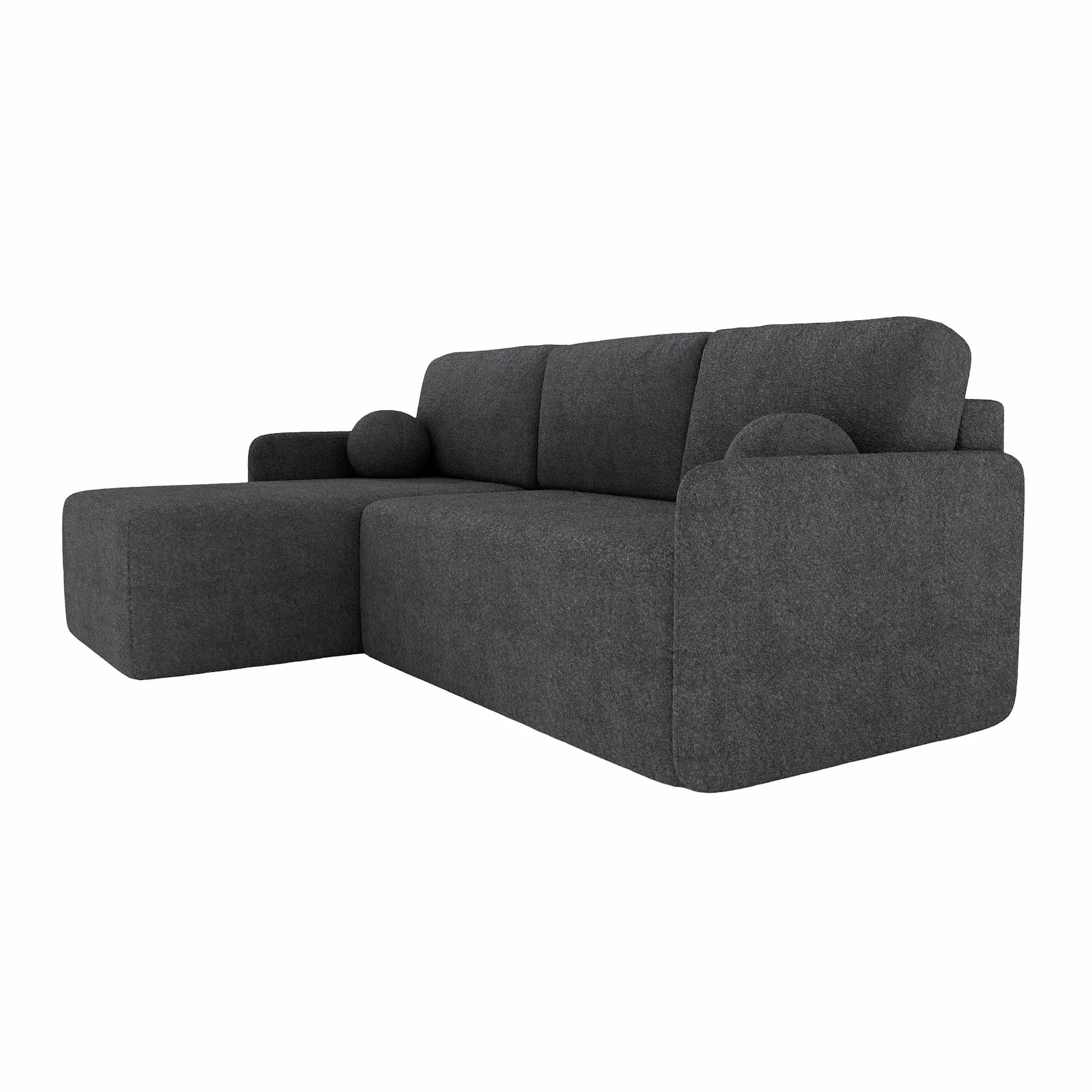 Kampas "Sofi" Tamsiai Pilkas - Plush