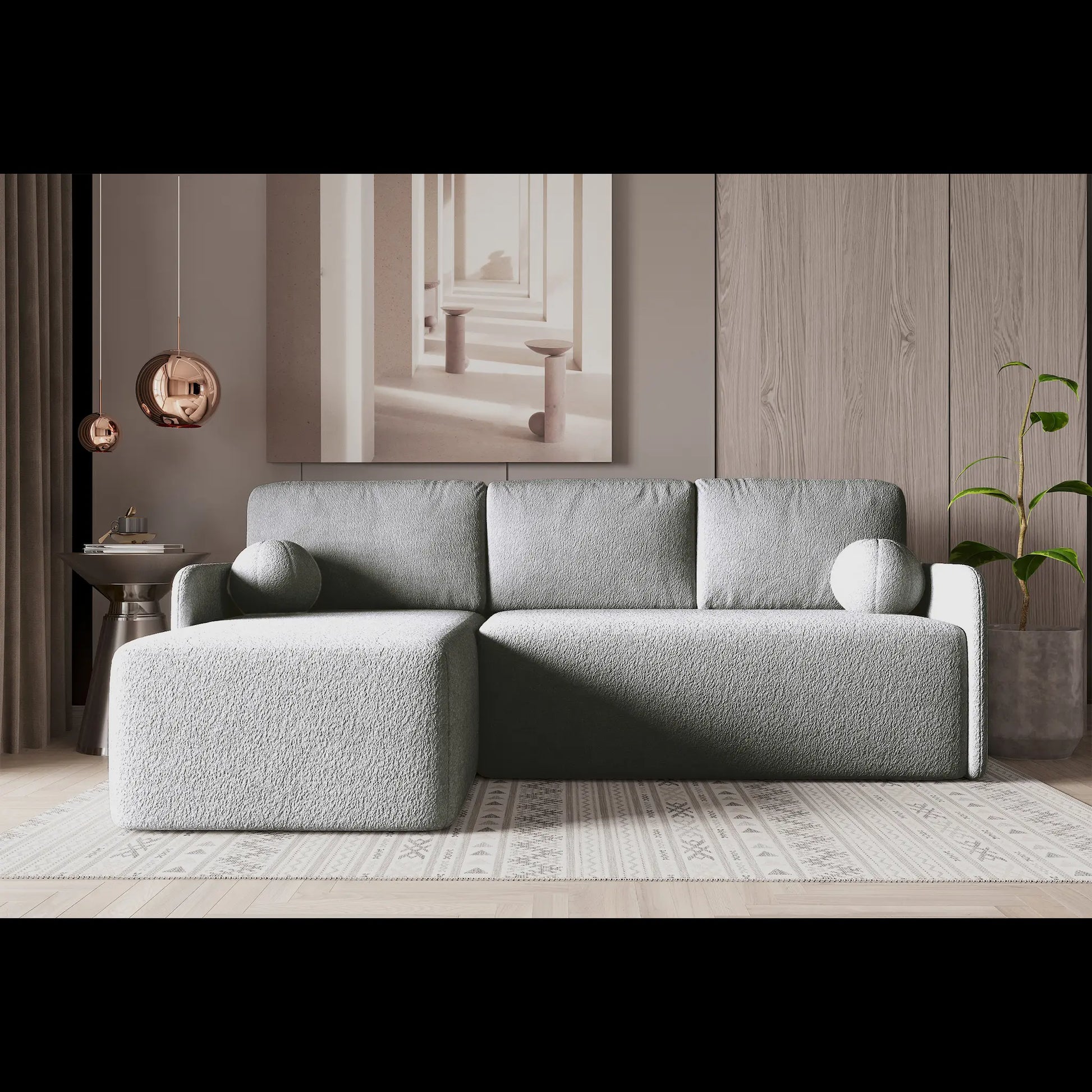 Kampas "Sofi" Šviesiai Pilkas