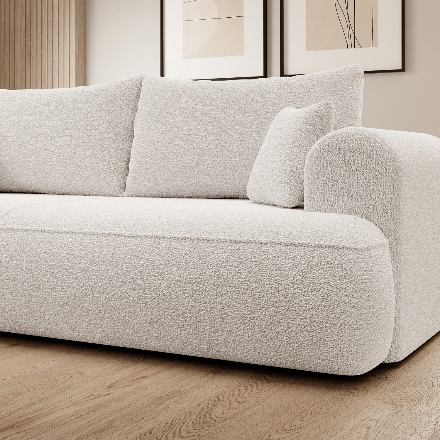 Sofa "Bubble" Kreminis - Plush