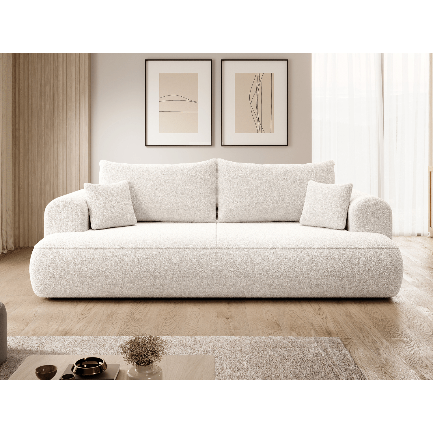 Sofa "Bubble" Kreminis - Plush
