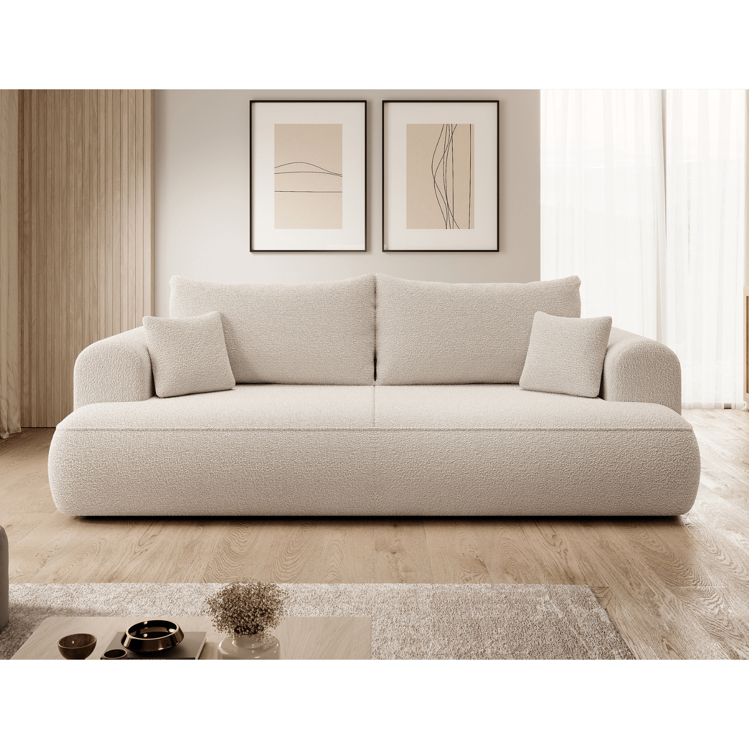 Sofa "Bubble" Smėlinis - Plush