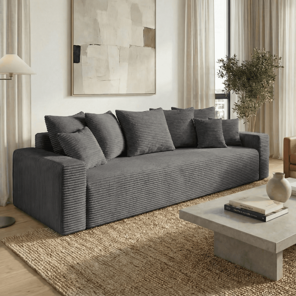 Sofa "Plush" Pilka - Plush