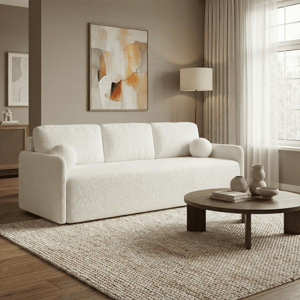 Sofa "Sofi" Pilka - Plush