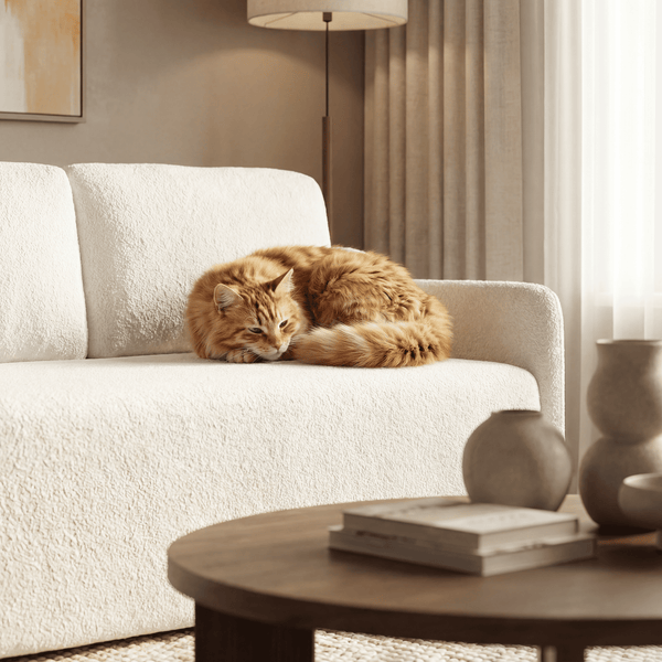 Sofa "Sofi" Pilka - Plush