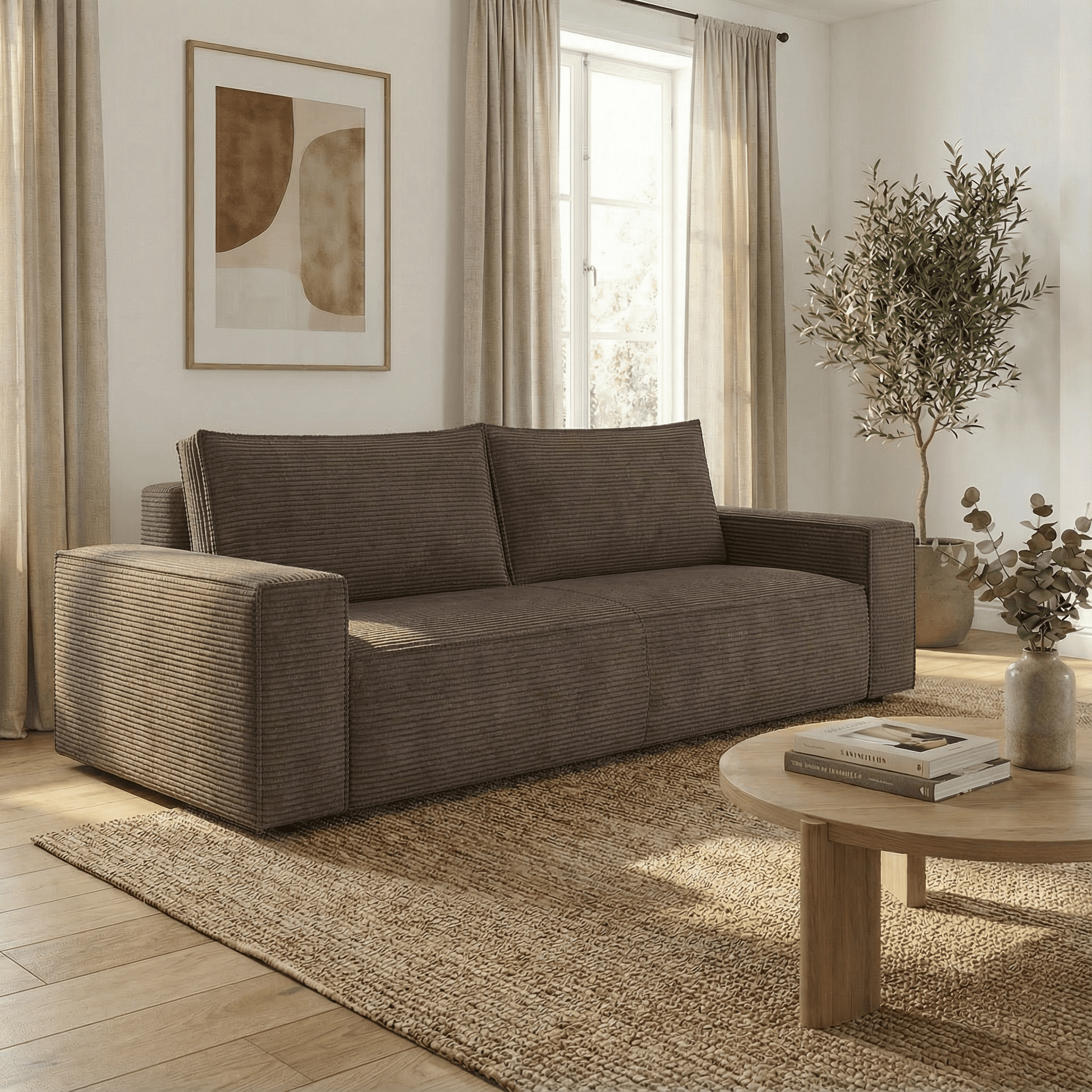 Sofa "Venice" Pilka - Plush