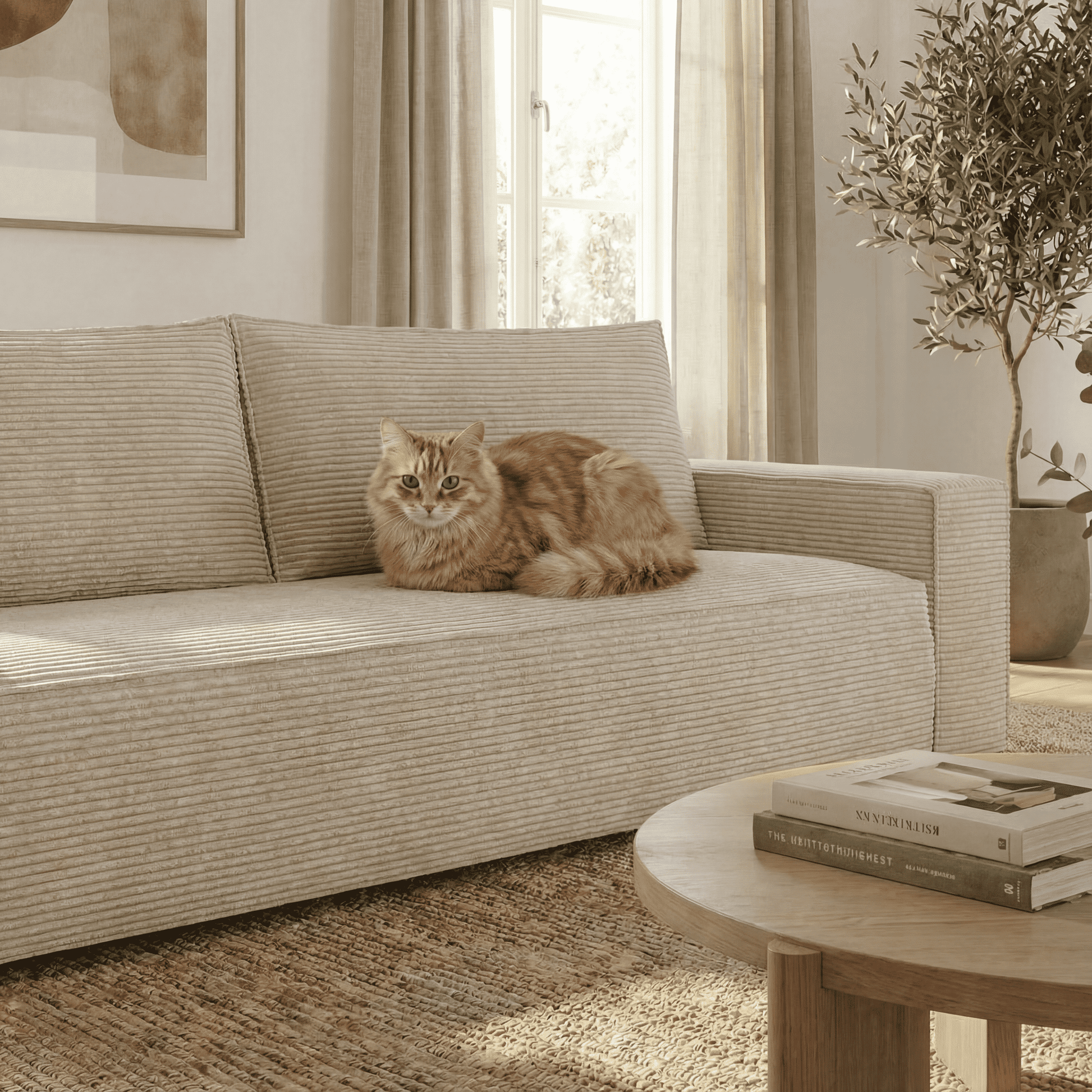Sofa "Venice" Pilka - Plush
