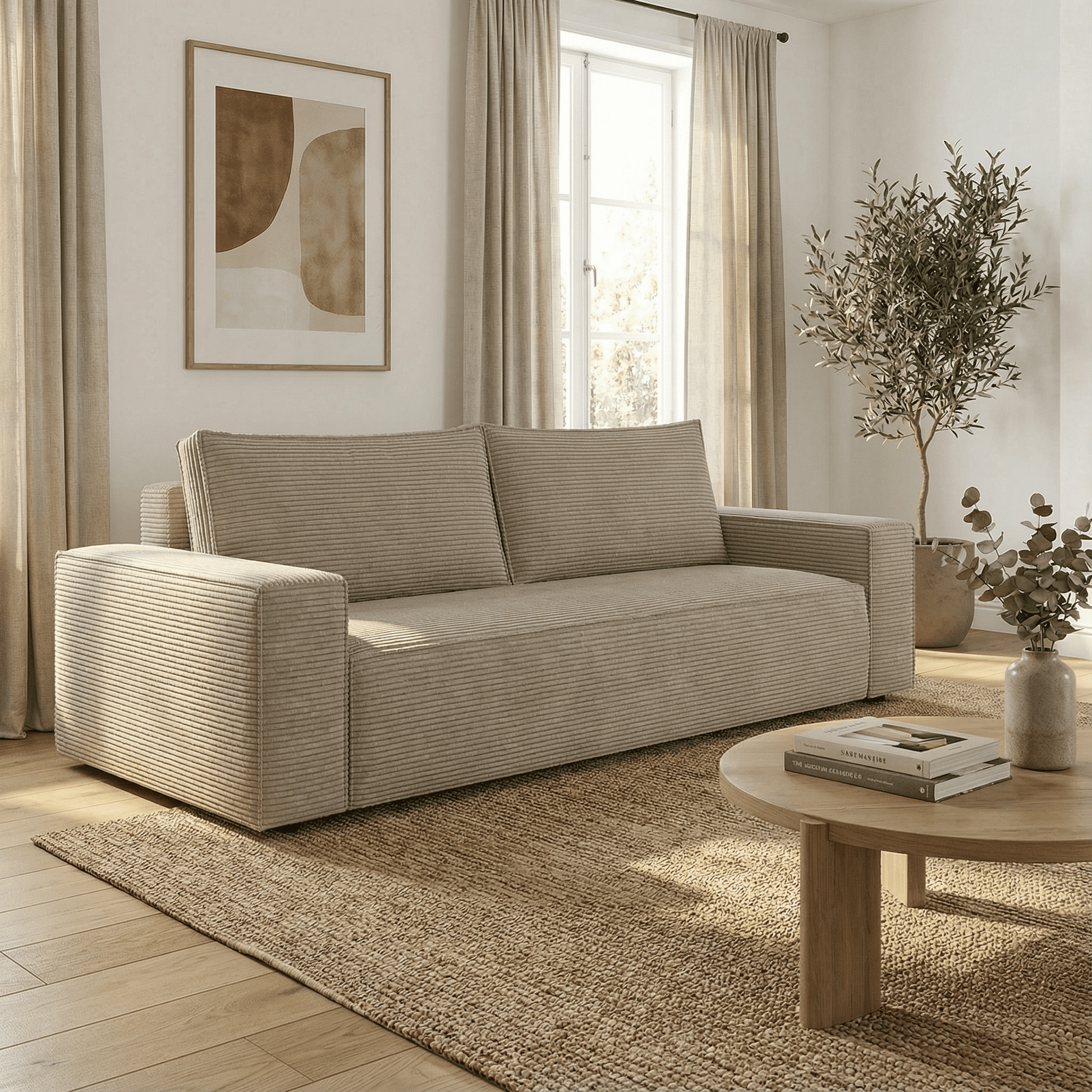 Sofa "Venice" Pilka - Plush
