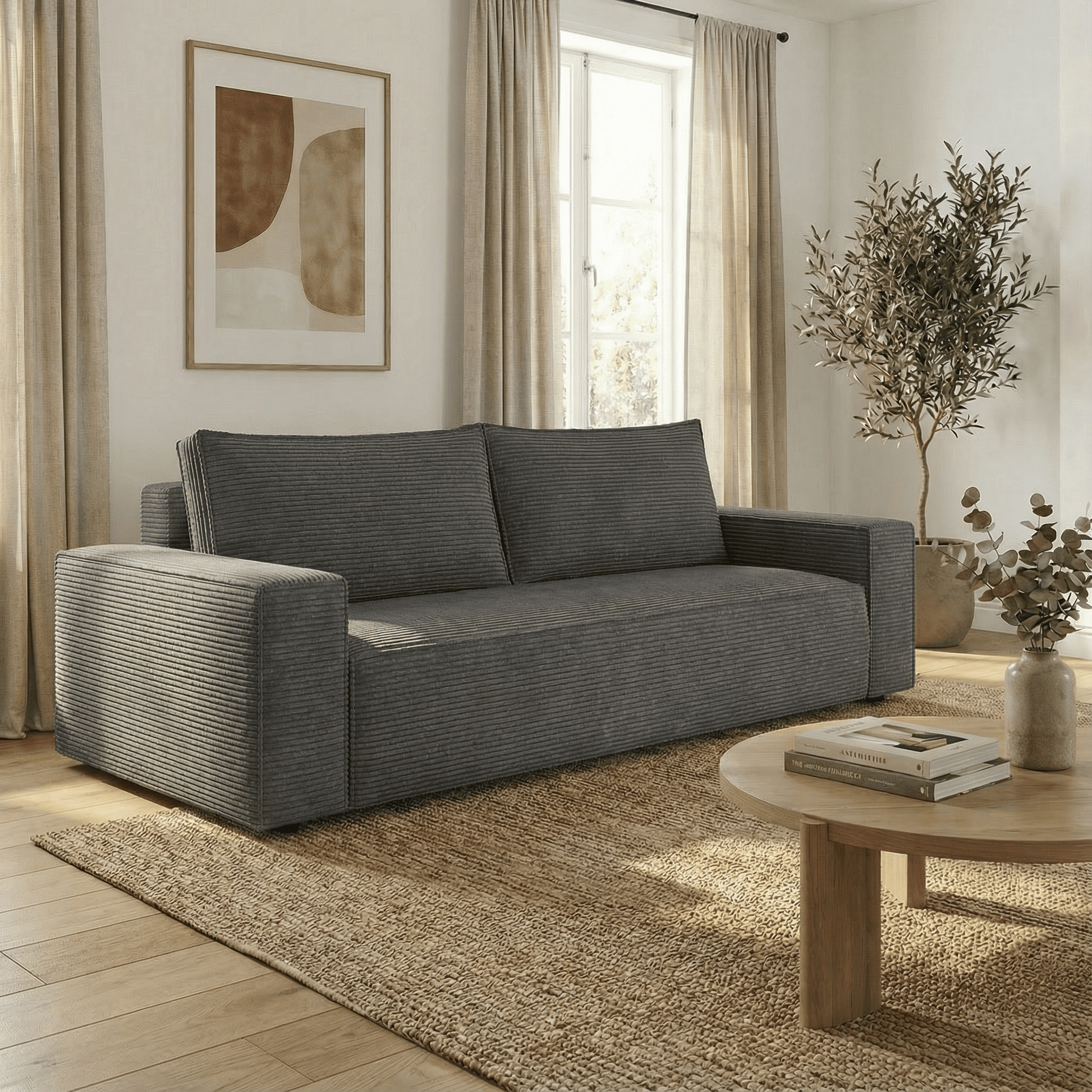 Sofa "Venice" Pilka - Plush